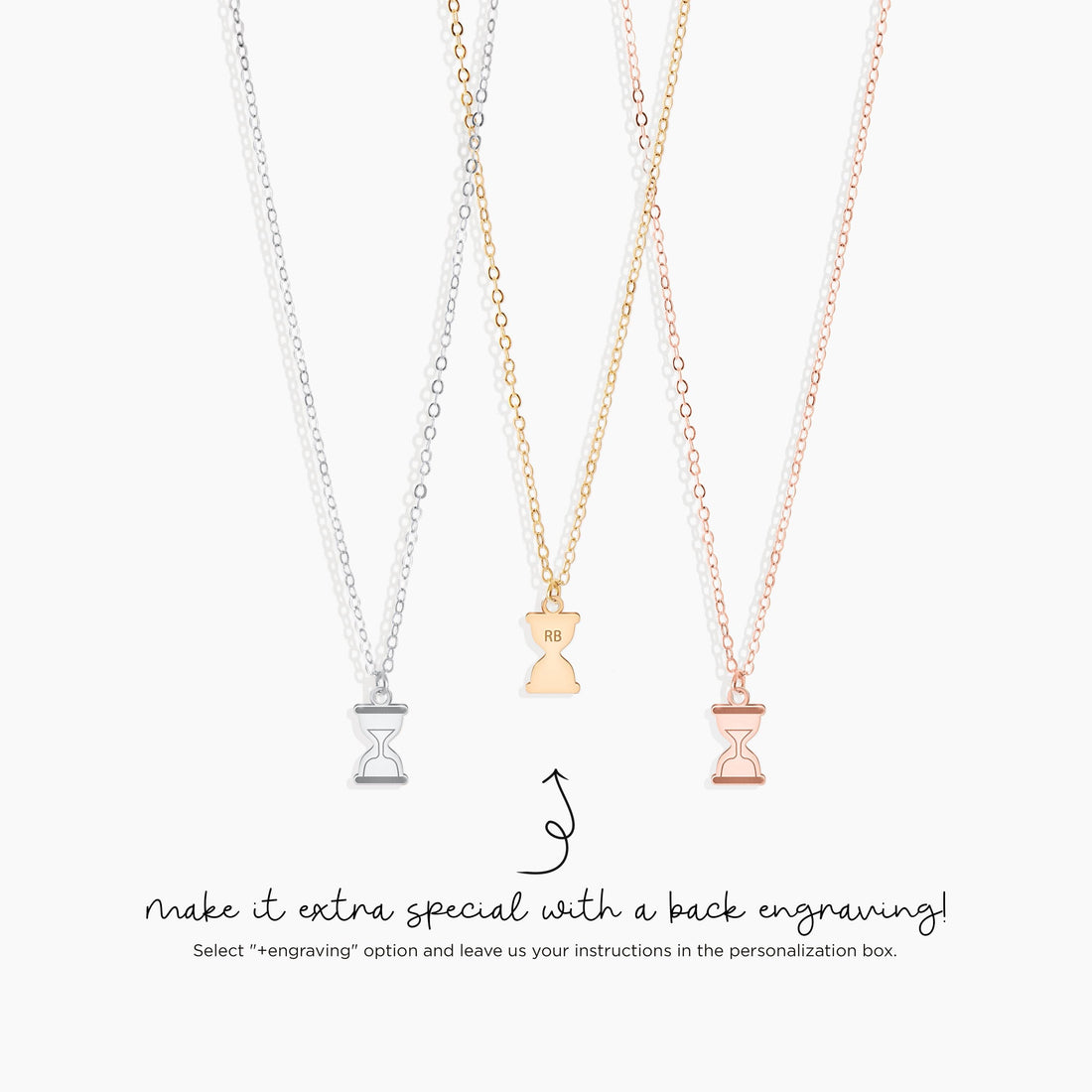 Hourglass Charm Necklace