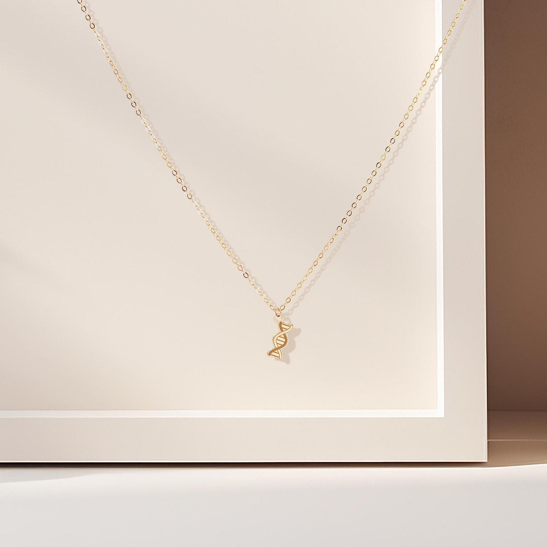 DNA Strand Pendant Necklace