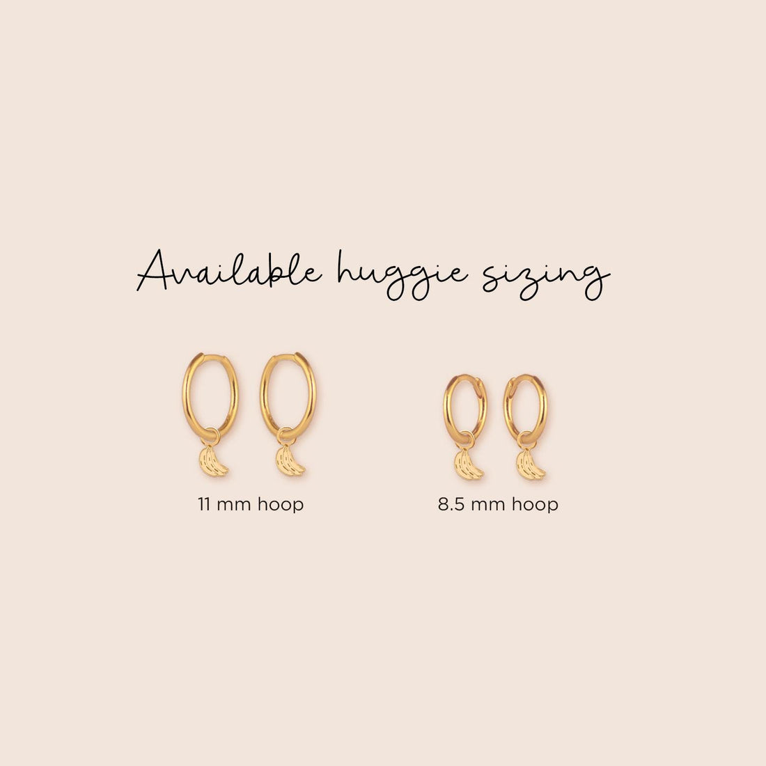 Banana Bunch Hoop Earring