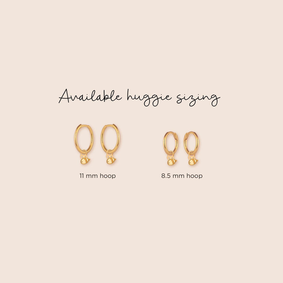 Bee Huggie Earrings