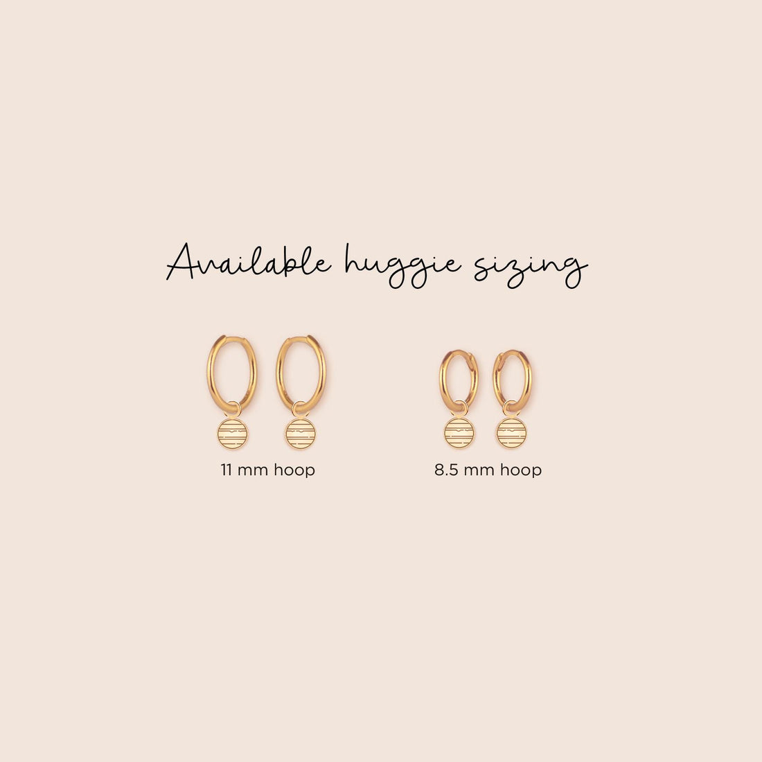 Planet Charm Huggie