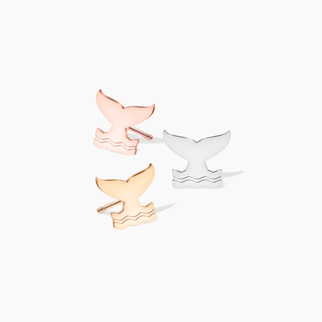Whale Tail Earrings
