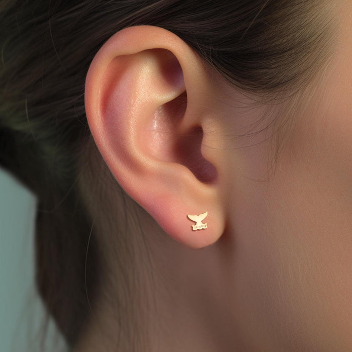 Whale Tail Earrings