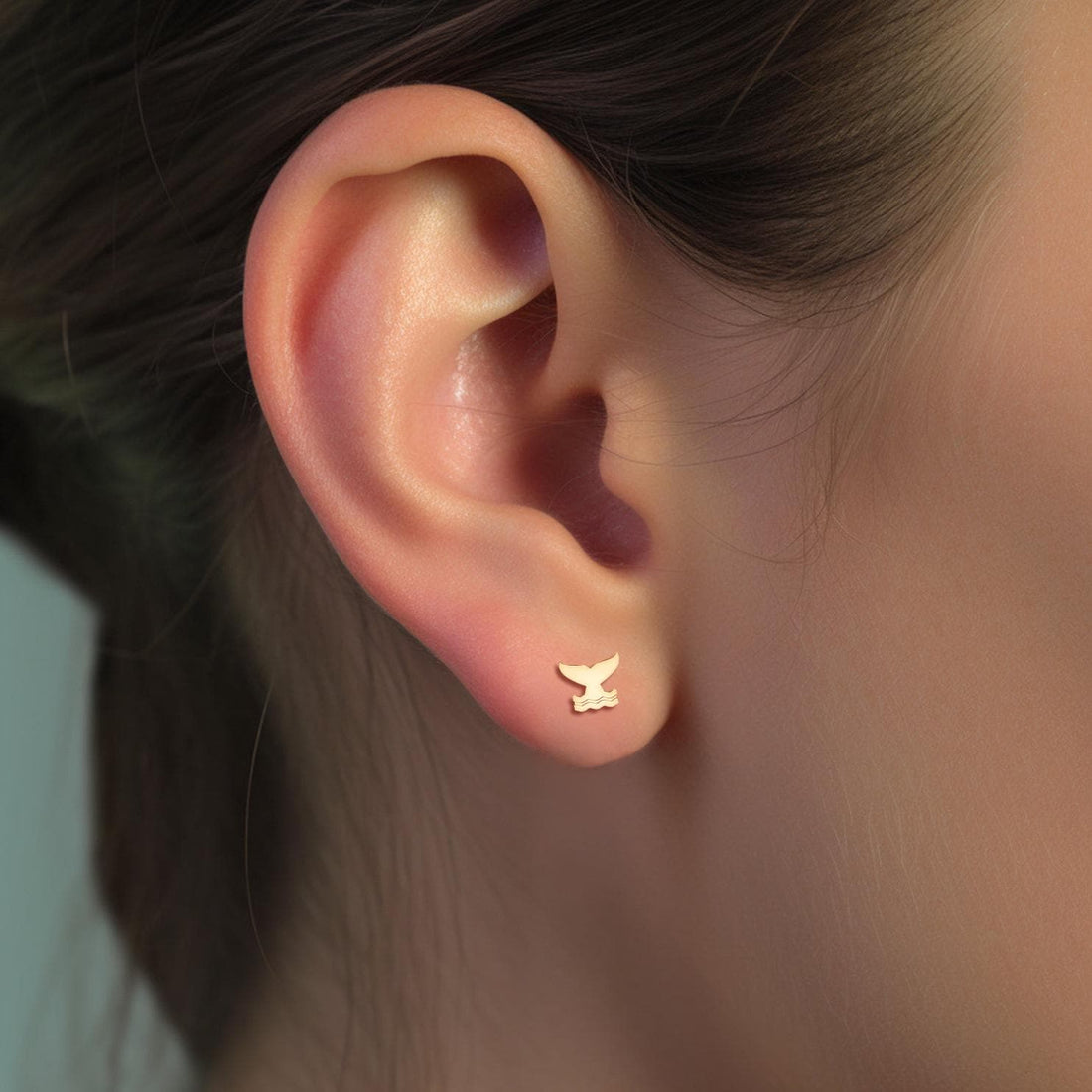 Whale Tail Earrings
