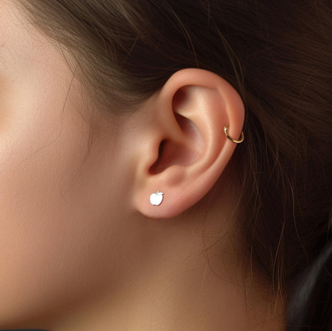 Apple Stud Earrings