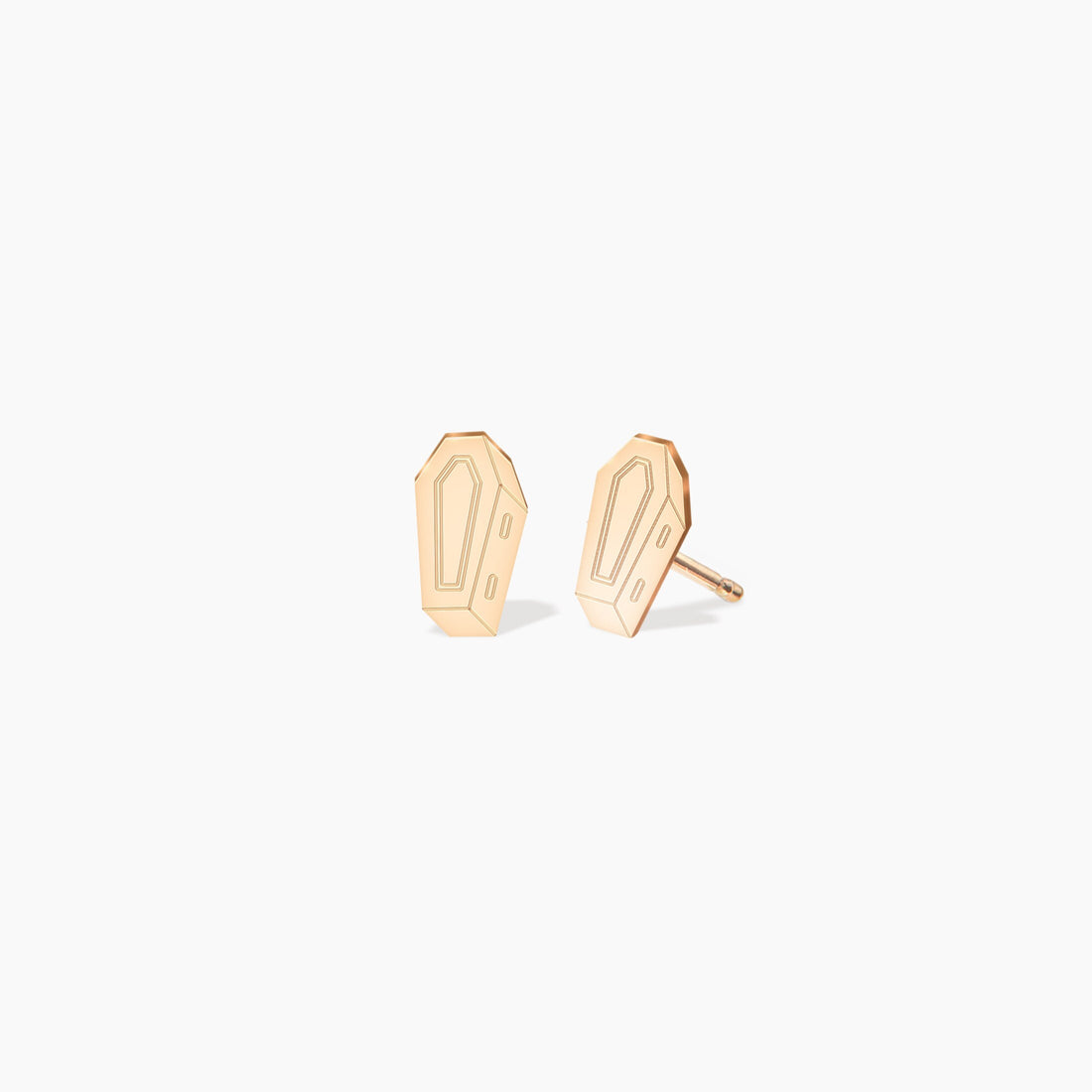 Coffin Stud Earrings