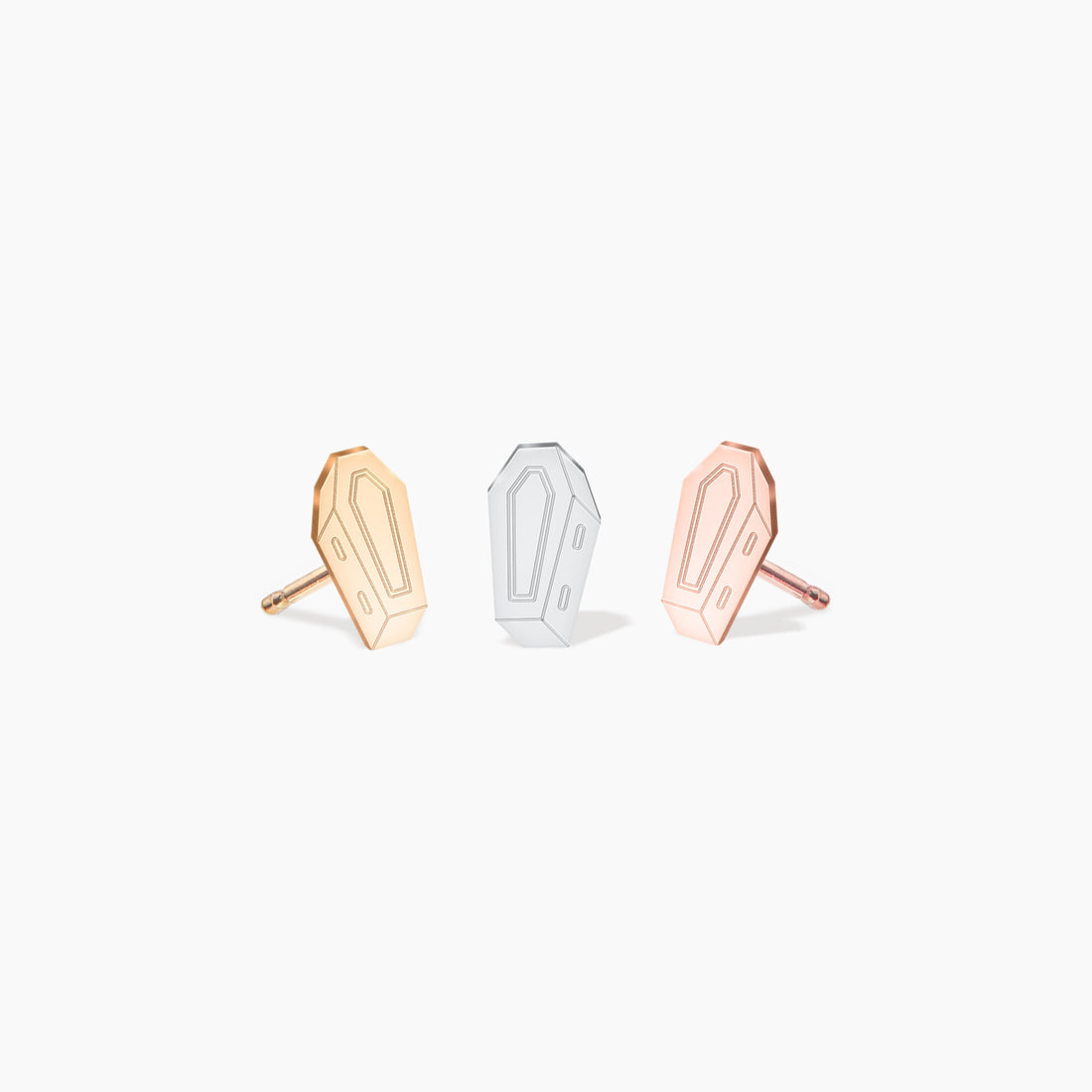 Coffin Stud Earrings