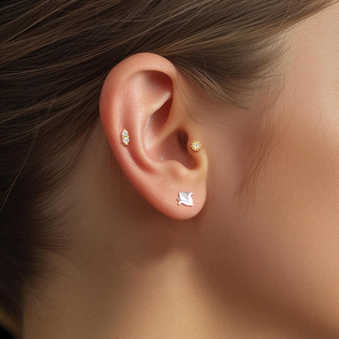 Corn Stud Earrings