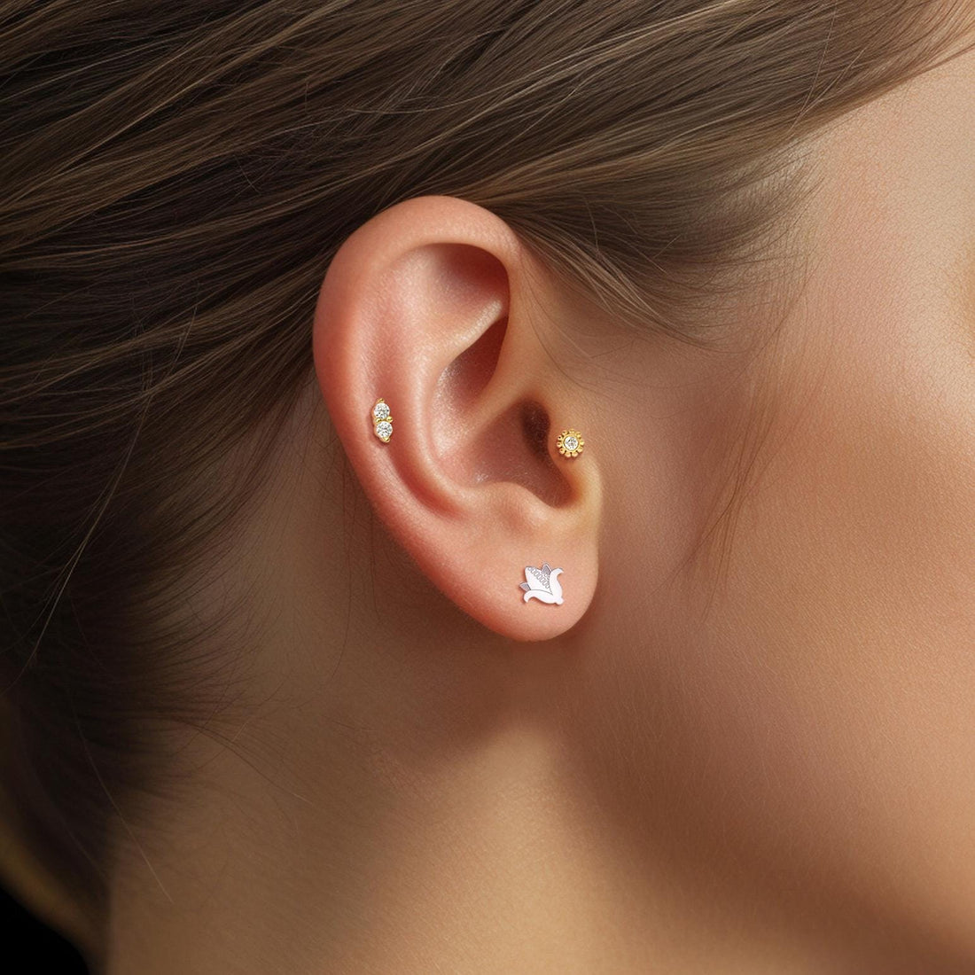 Corn Stud Earrings