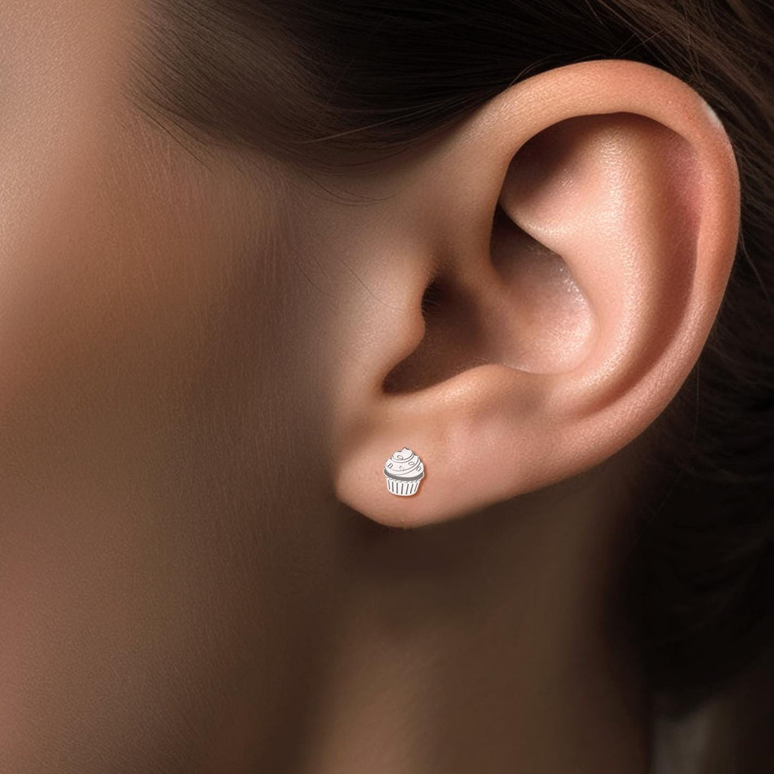 Cupcake Stud Earrings