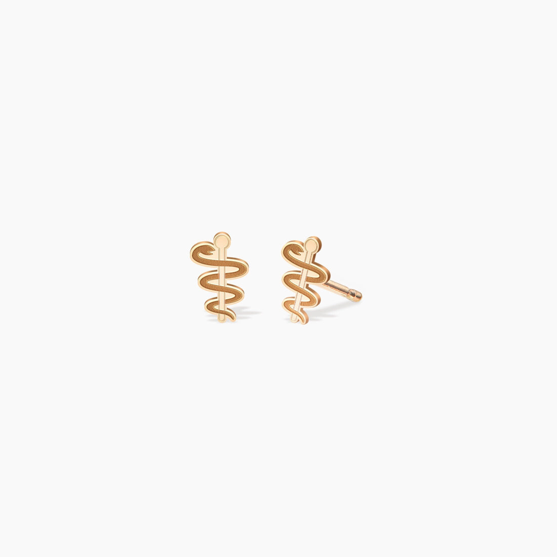 Caduceus Earrings