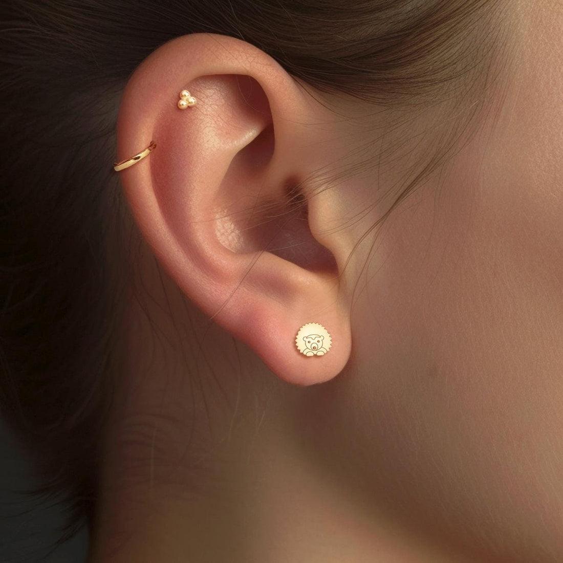 Hedgehog Earrings