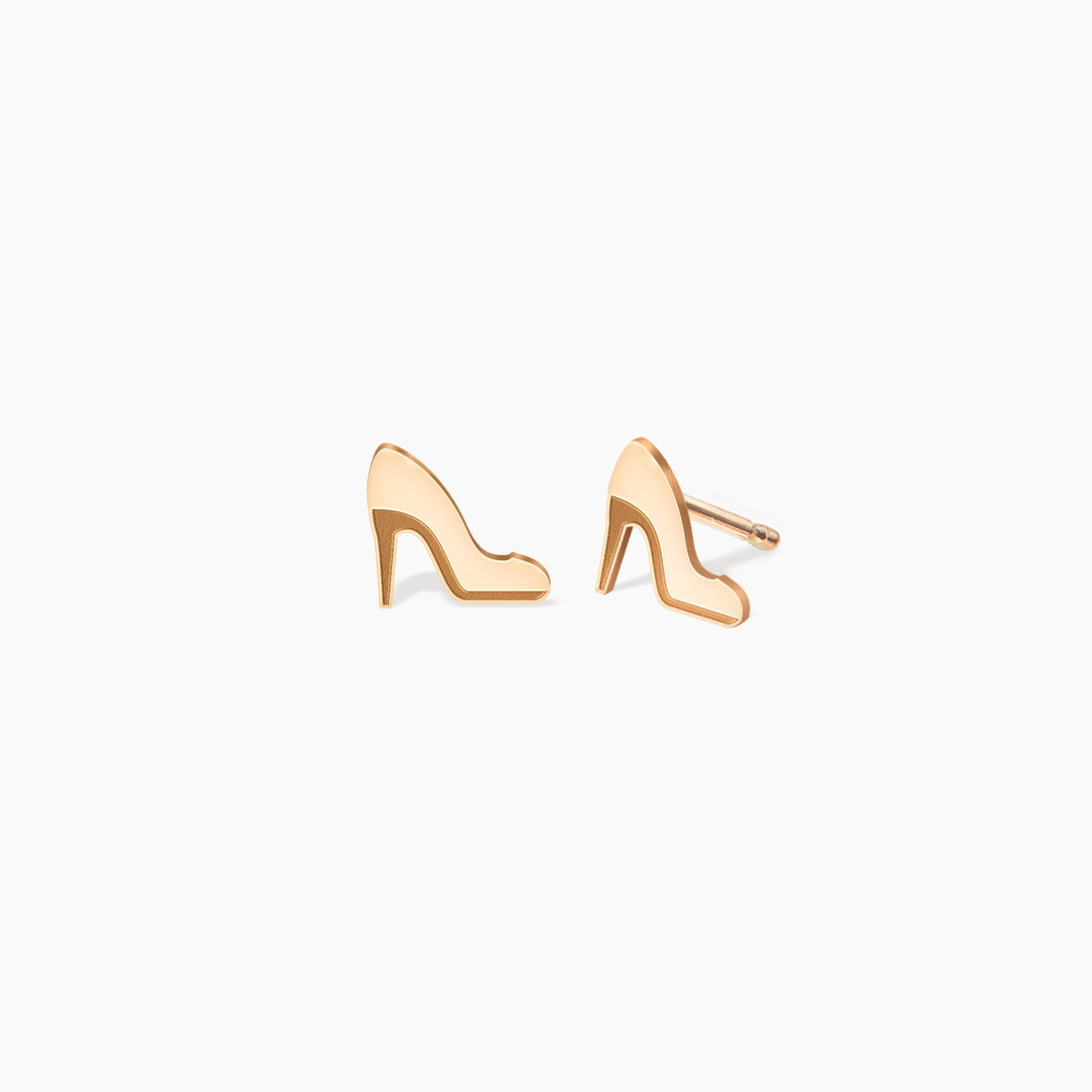 High Heel Shoe Charm Stud Earrings