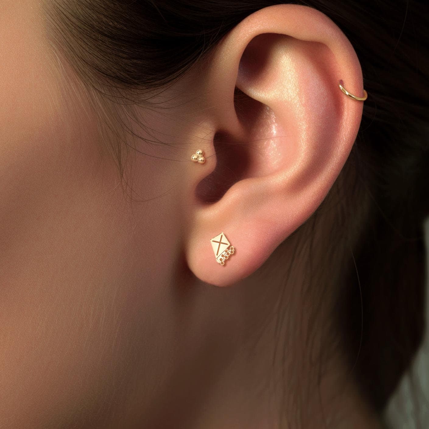 Kite Stud Earrings