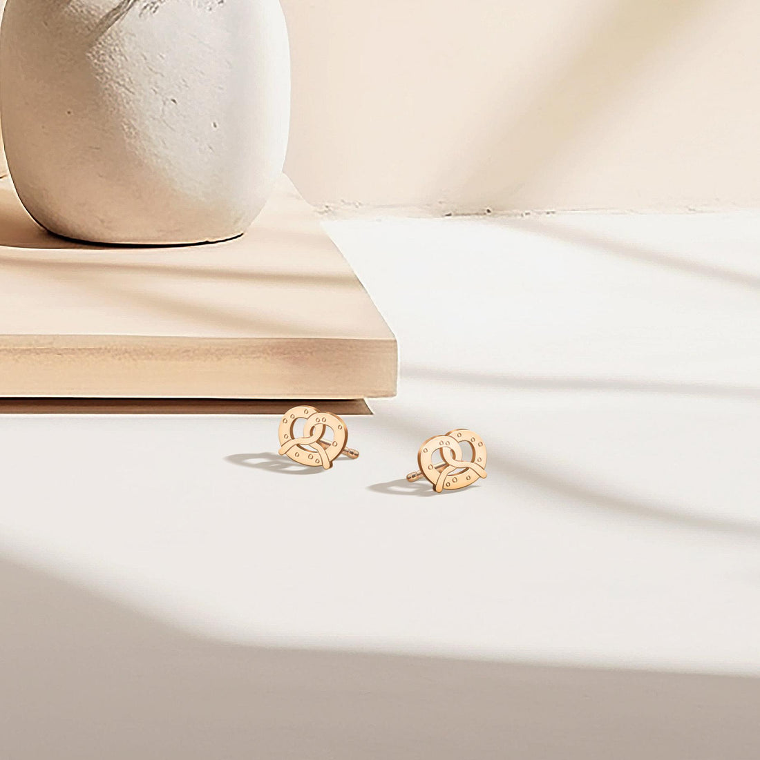 Pretzel Earrings