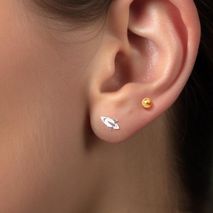 Rocket Ship Earrings