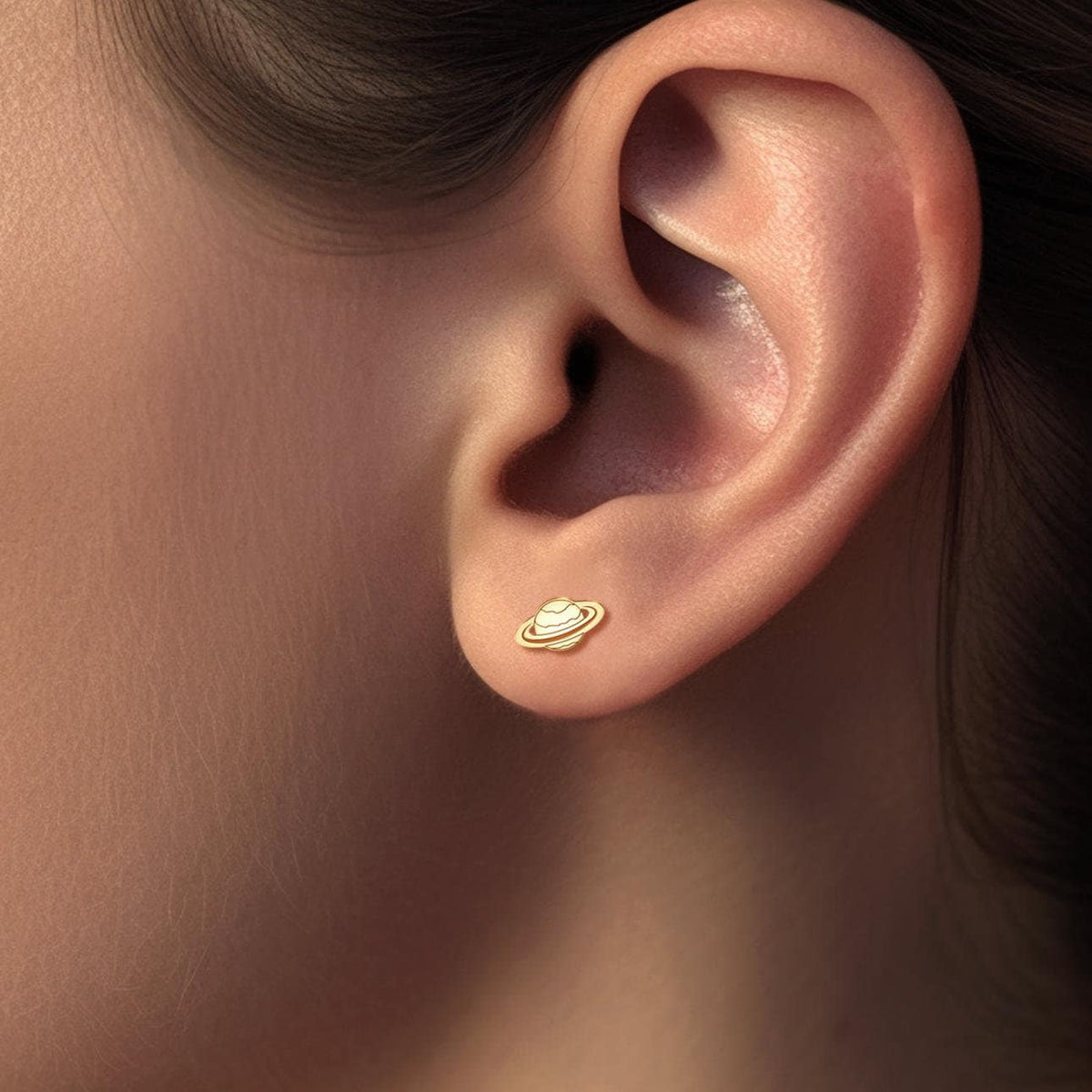 Saturn Stud Earrings