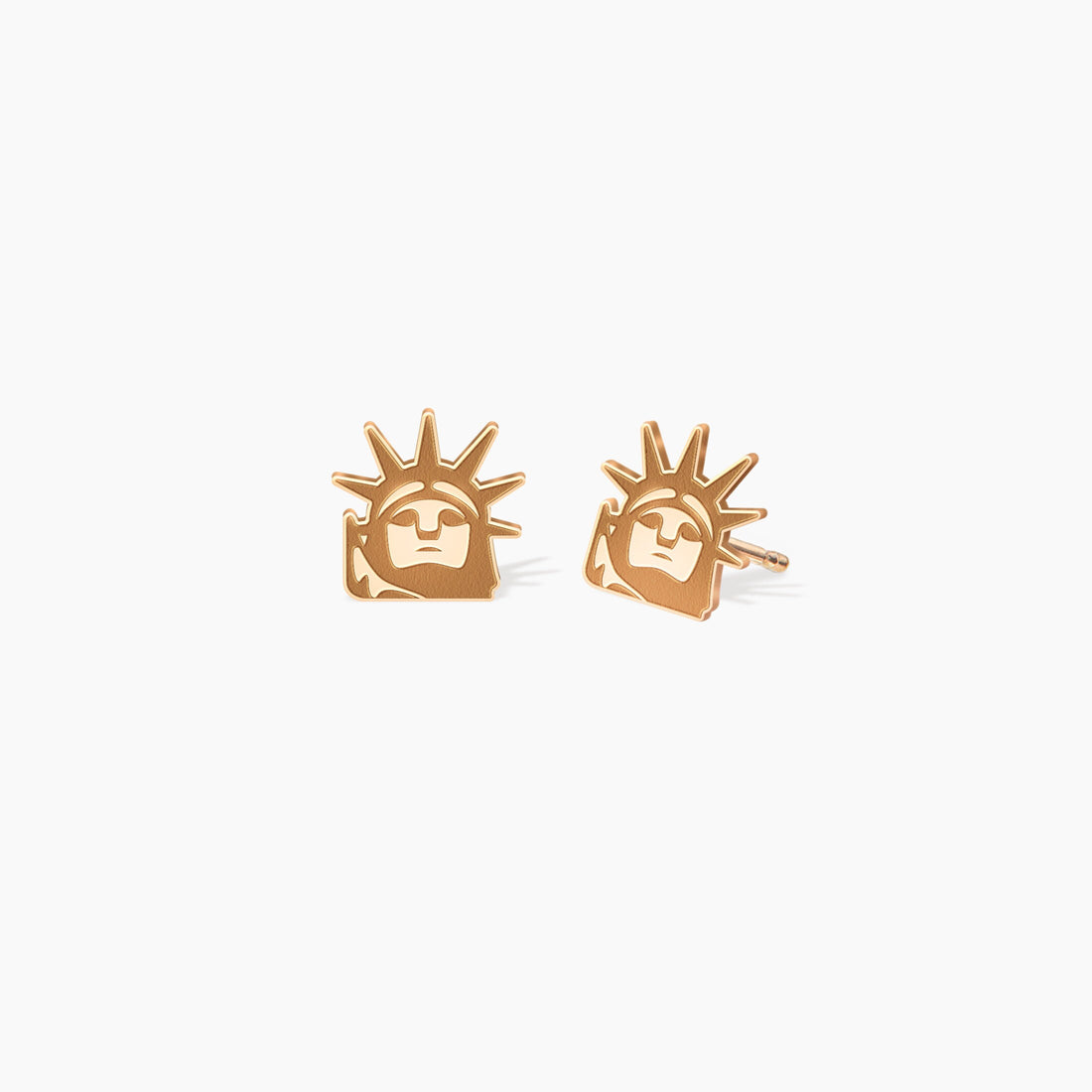 Statue of Liberty Charm Stud Earrings
