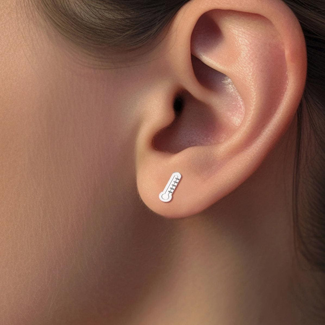 Thermometer Stud Earrings