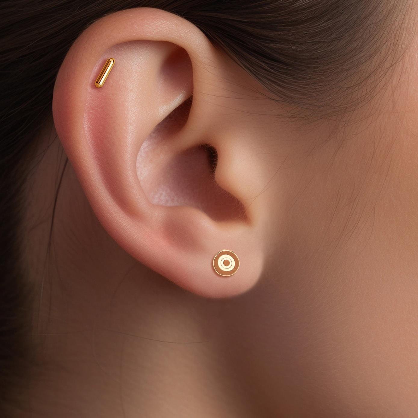 Evil Eye Stud Earrings
