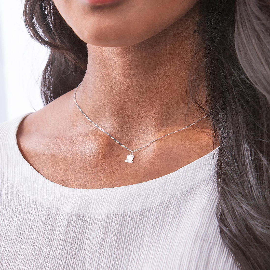 Top Hat Pendant Necklace