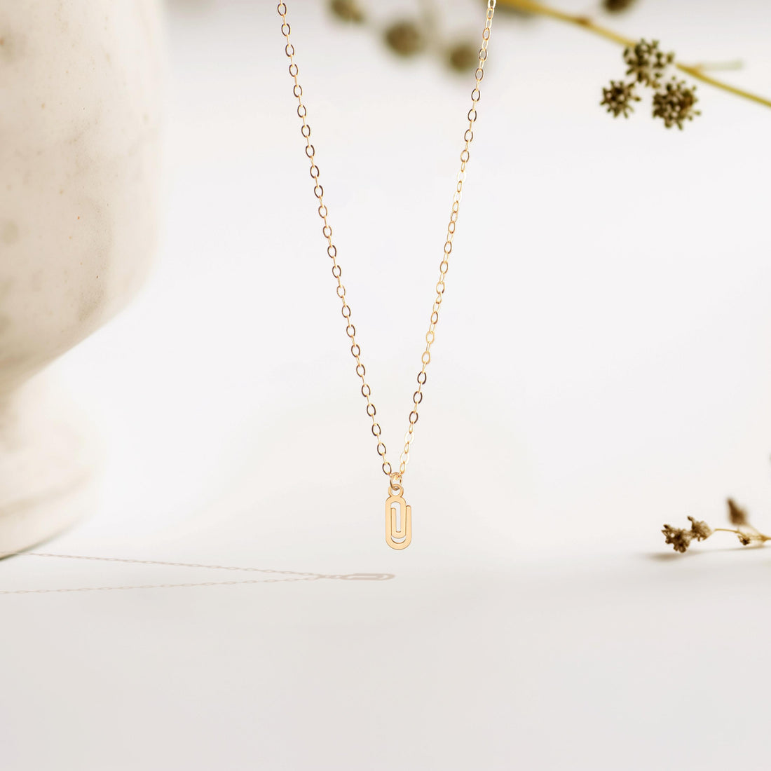 Paperclip Charm pendant