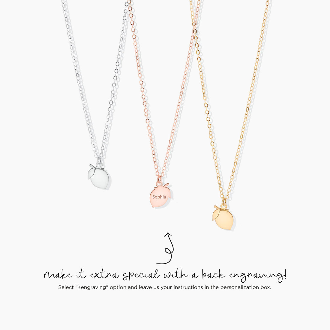 Lemon Charm Pendant Necklace
