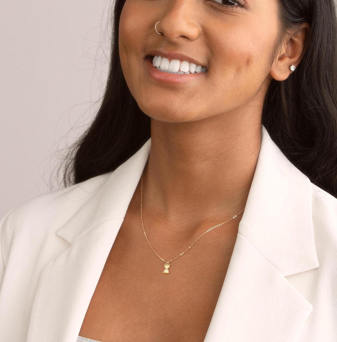 Hourglass Charm Necklace