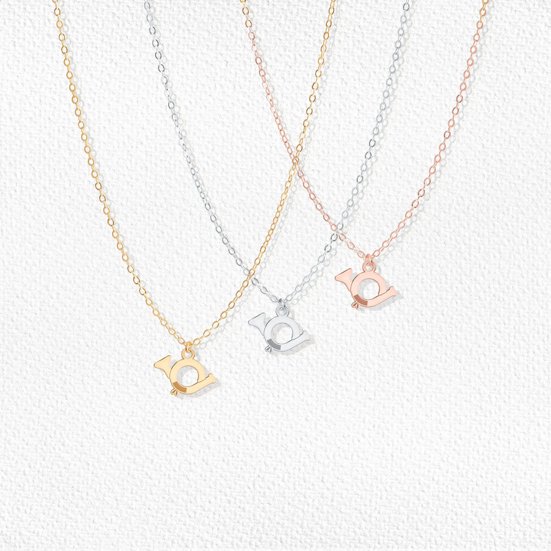 Horn Charm Pendant Necklace