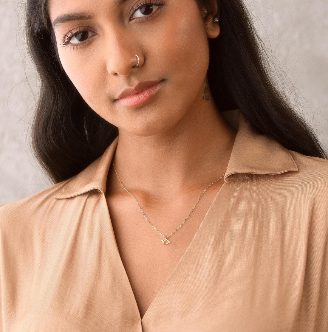 Horn Charm Pendant Necklace
