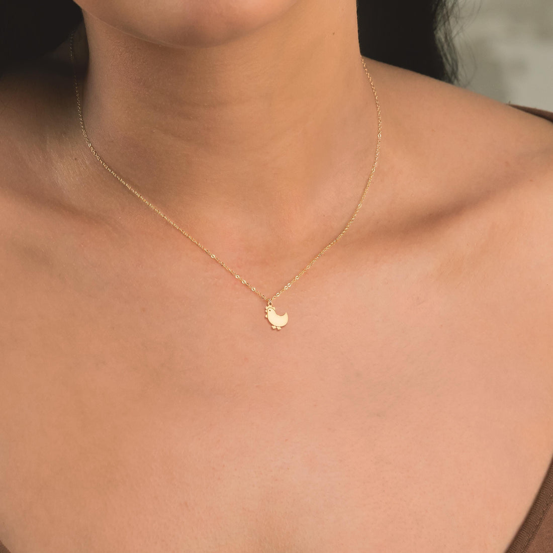 Chicken Pendant Necklace