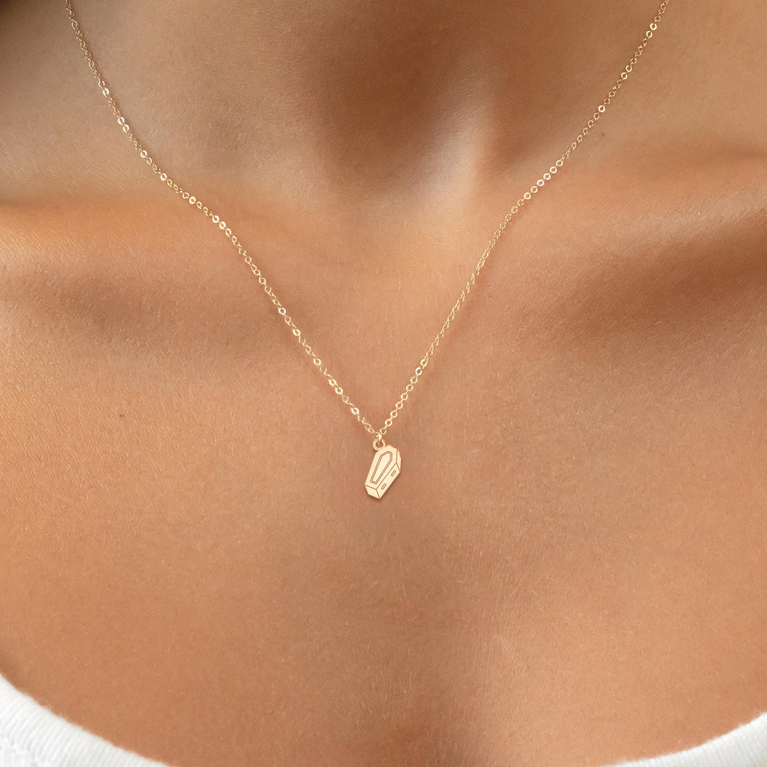 Coffin Charm Pendant