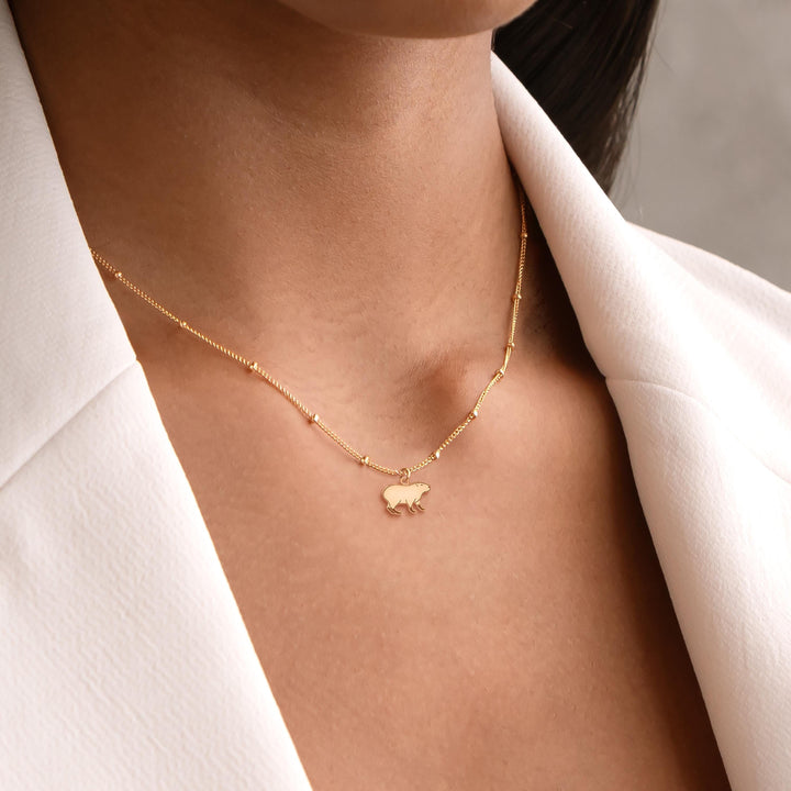 Capybara Necklace
