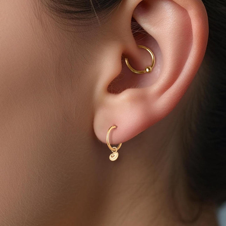 Avocado Huggie Hoops