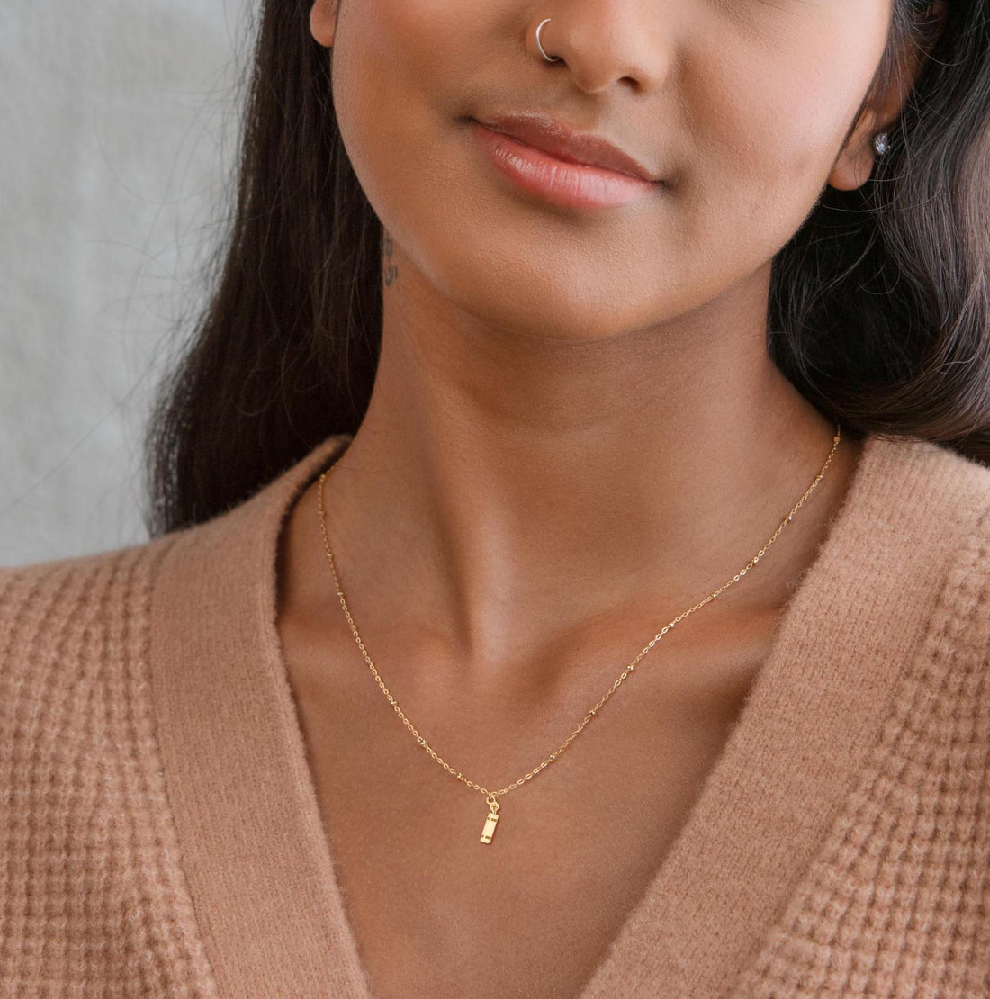 Dynamite Pendant Beady Necklace