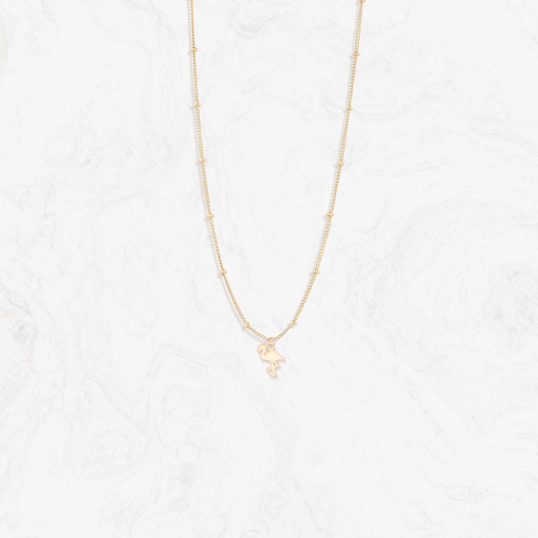 Flamingo Charm Necklace
