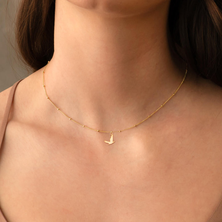 Hawk Charm Necklace