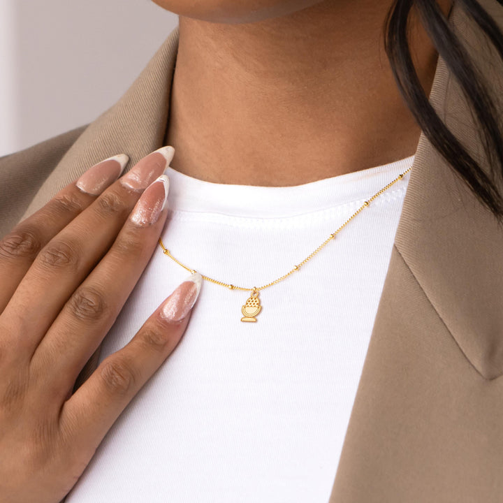 Microphone Charm Necklace