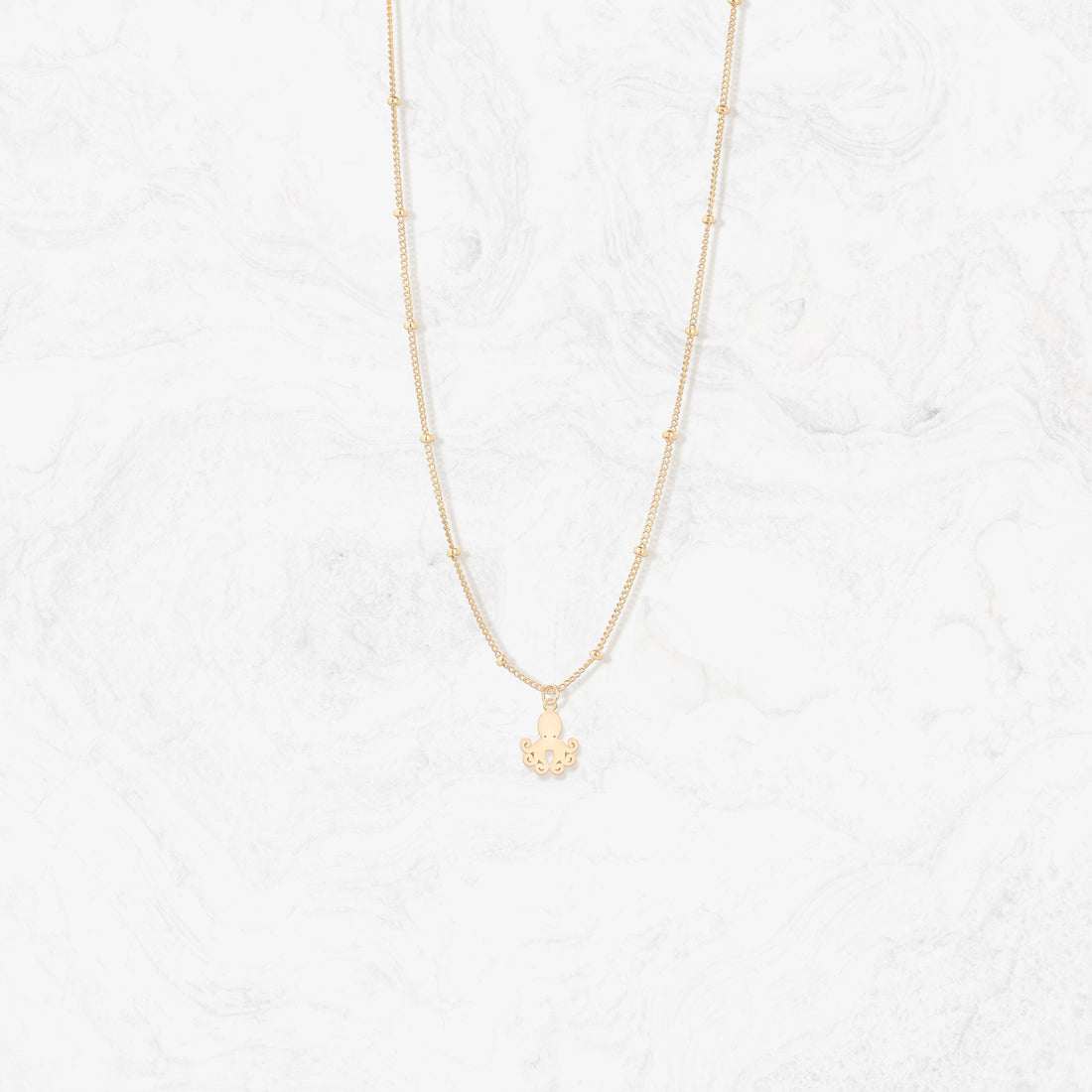Octopus Charm Necklace