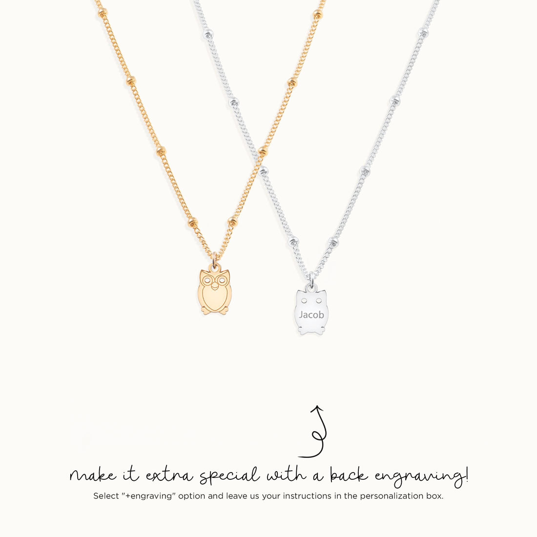 Owl Charm Necklace