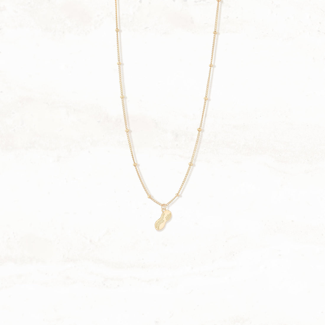 Peanut Charm Necklace