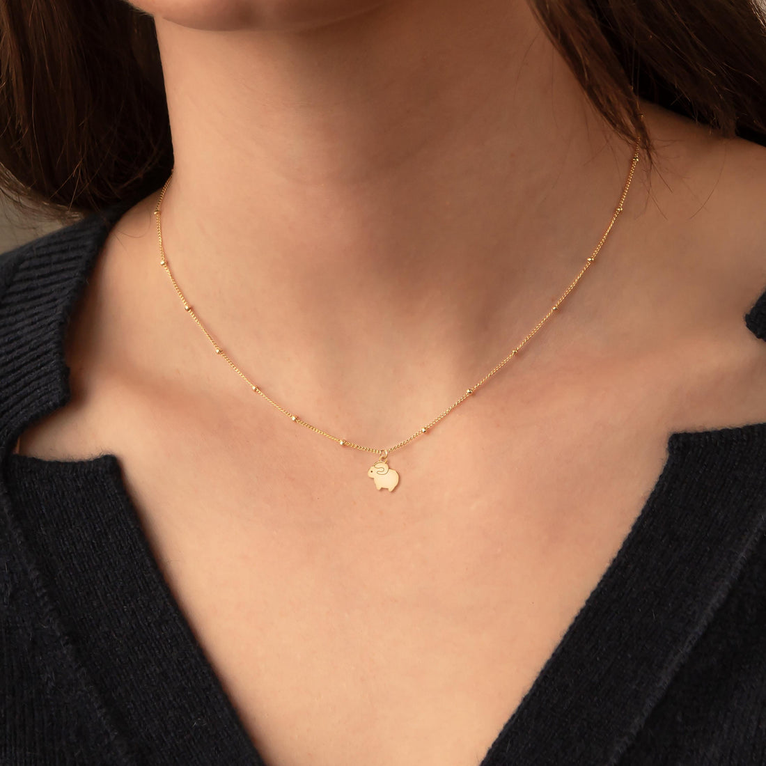 Ram Charm Necklace