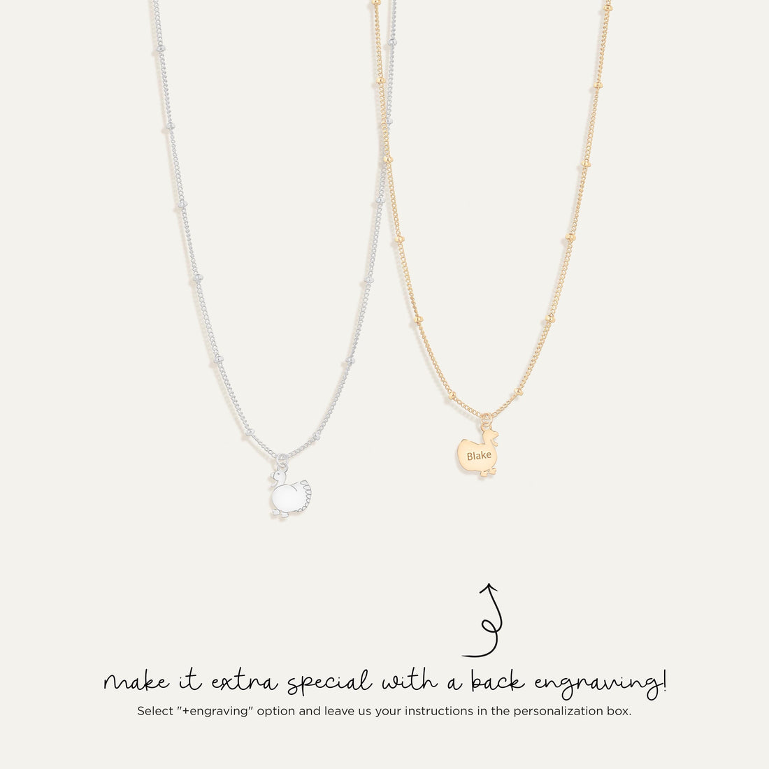 Turkey Charm Necklace