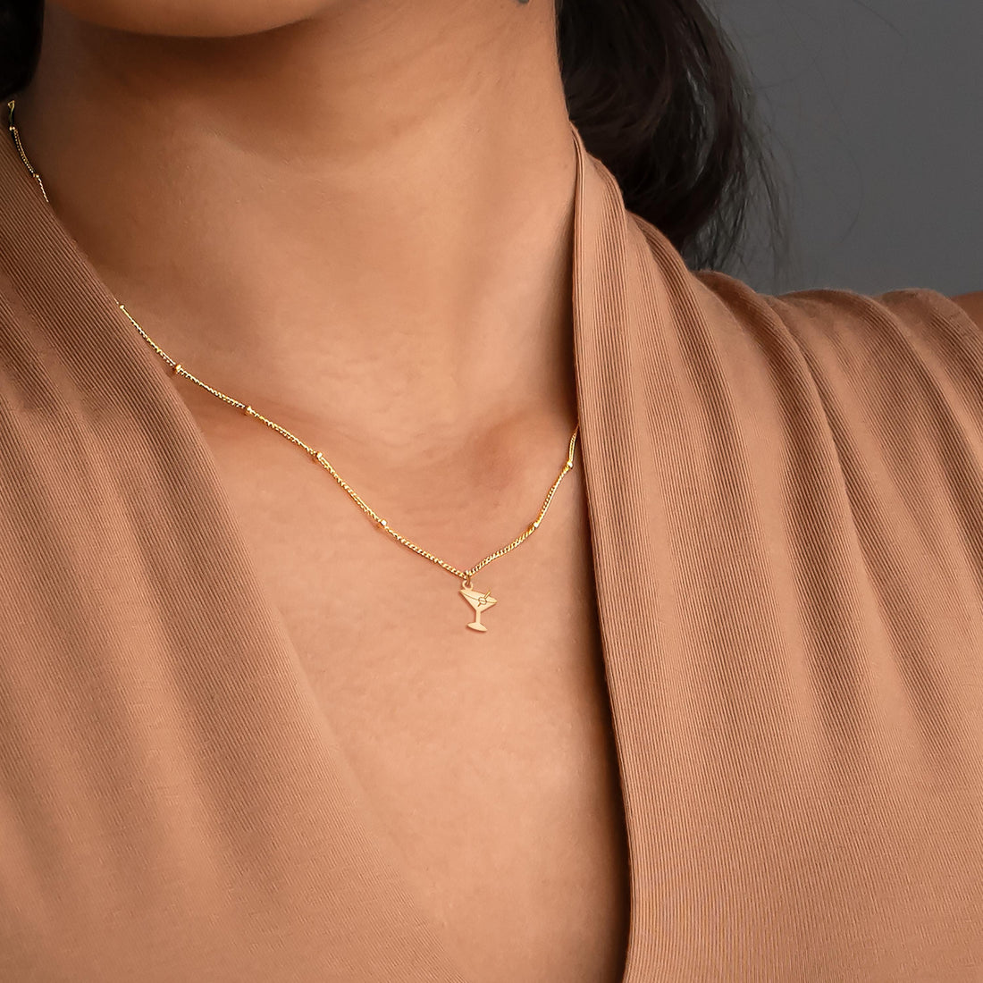 Cocktail Charm Necklace