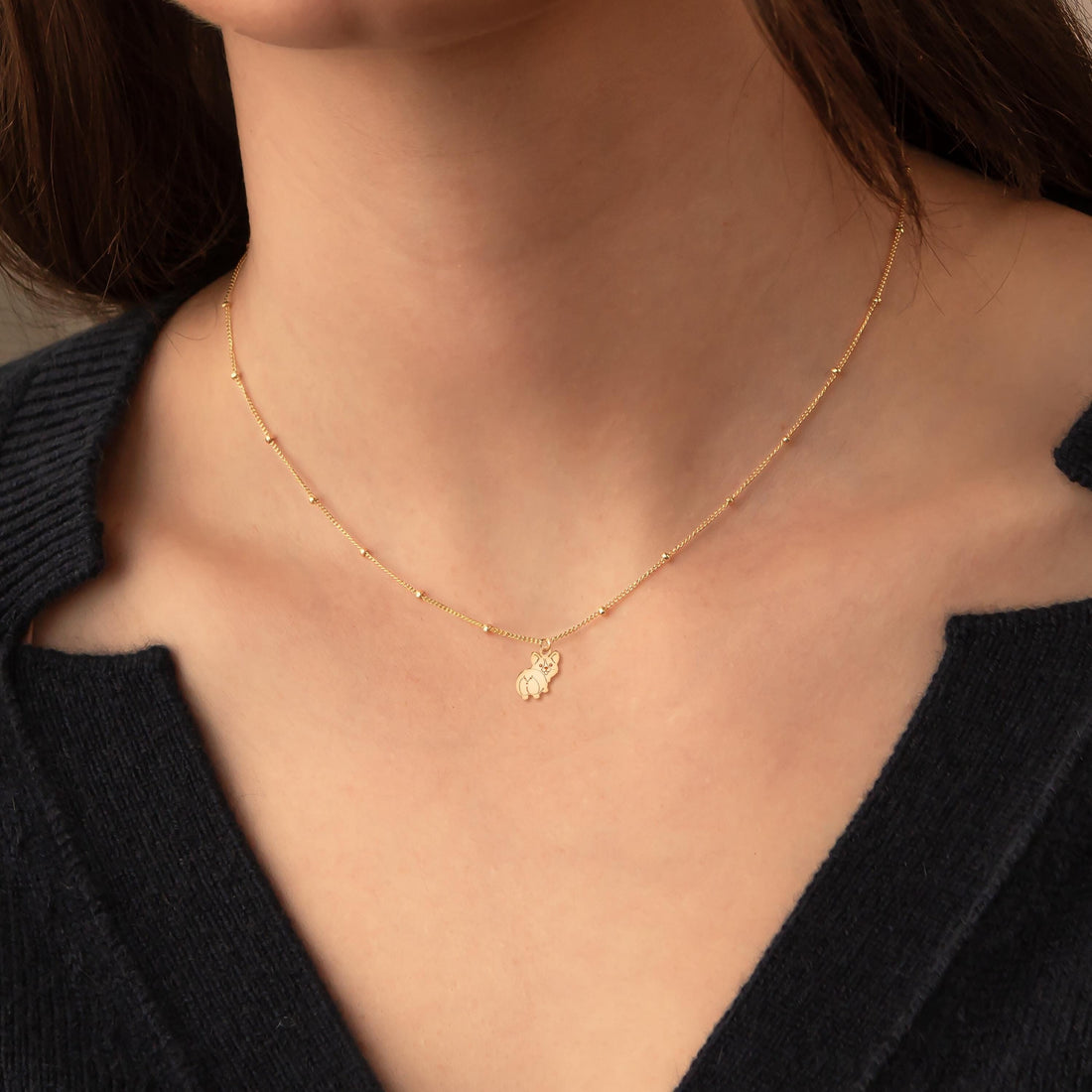 Corgi Pendant Necklace
