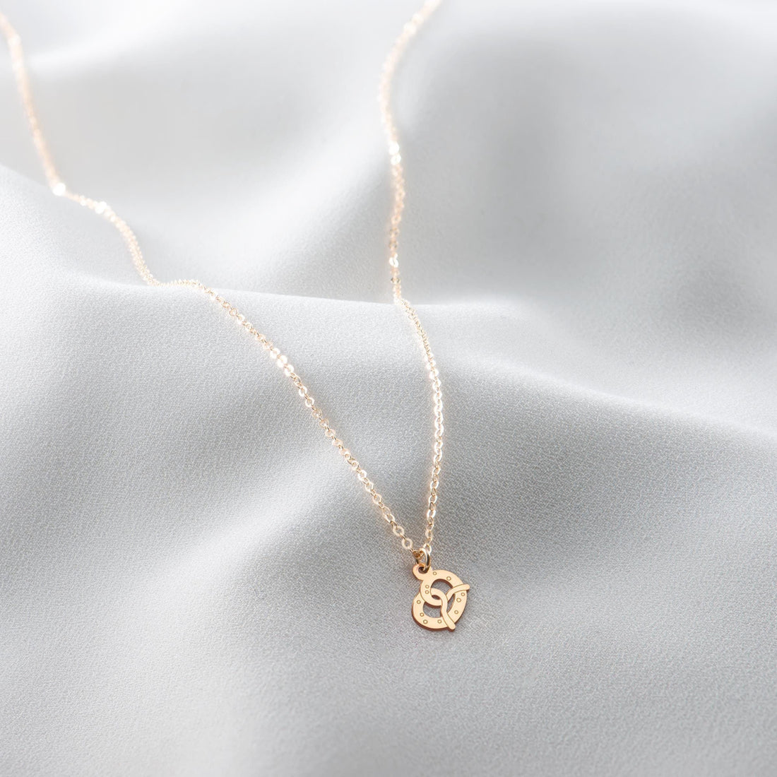 Pretzel Charm pendant