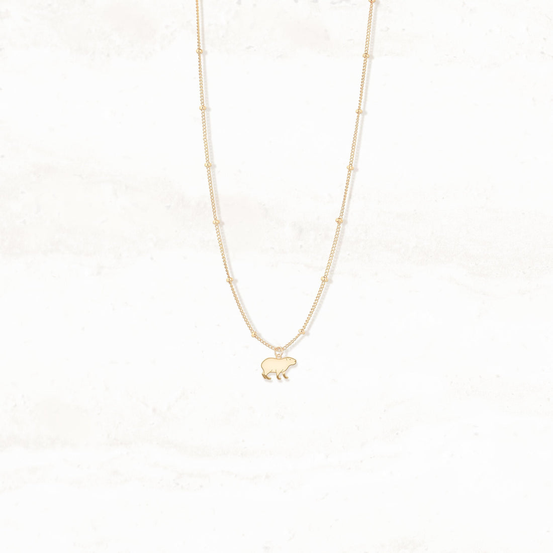 Capybara Necklace