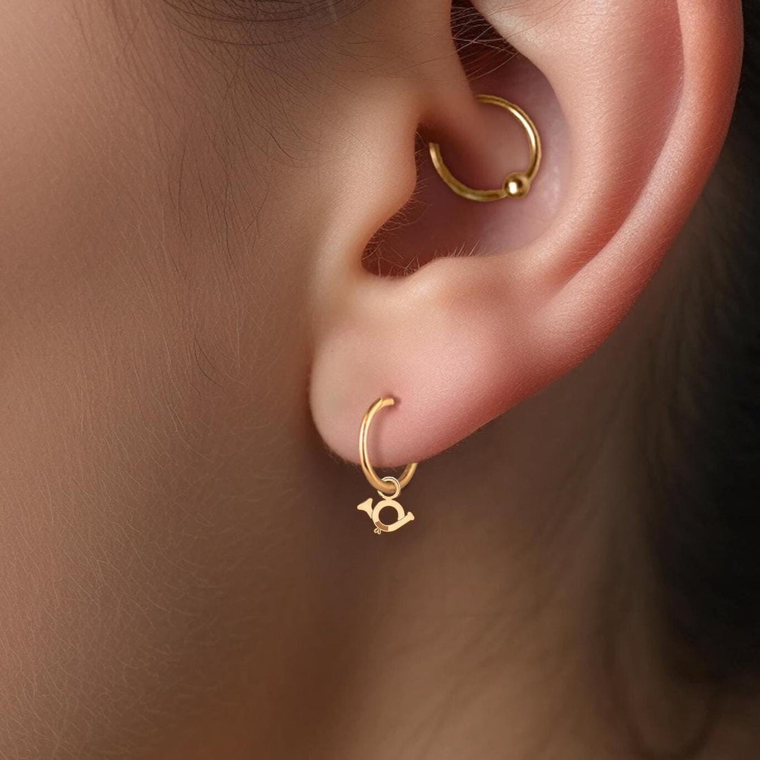 French Horn Charm