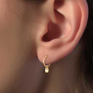 Owl Huggie Hoops
