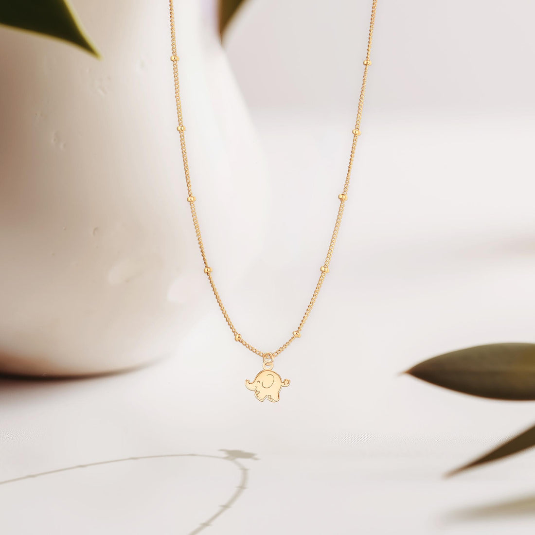 Elephant Pendant Necklace
